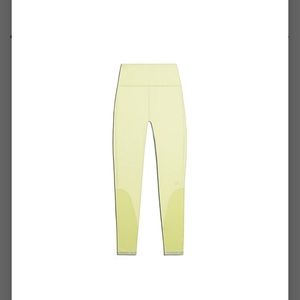 Adidas Ivy Park Rib Panel Tights Yellow